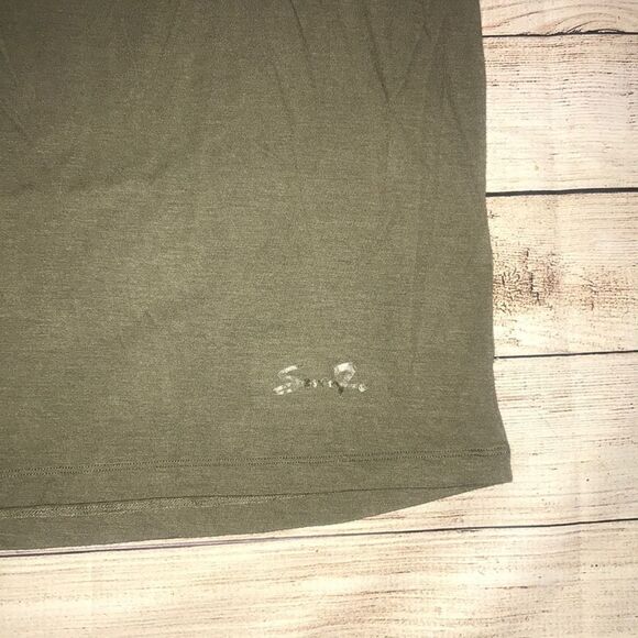 Seven7 Oversized T-Shirt Dress Draped Back - Picture 6 of 8